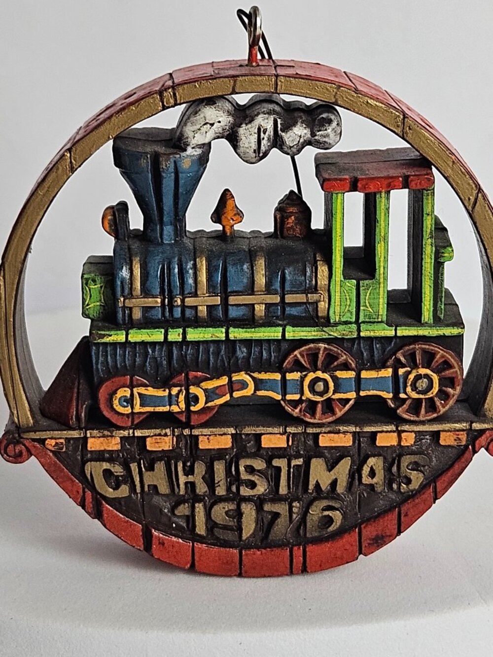 Vintage 1976 Hallmark Train Ornament Twirl About Tree Trimmer Collection w Box